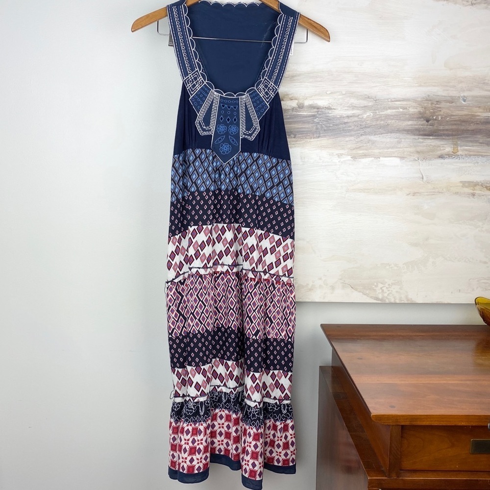 Unit Patchwork Embroidered Dress - image 2